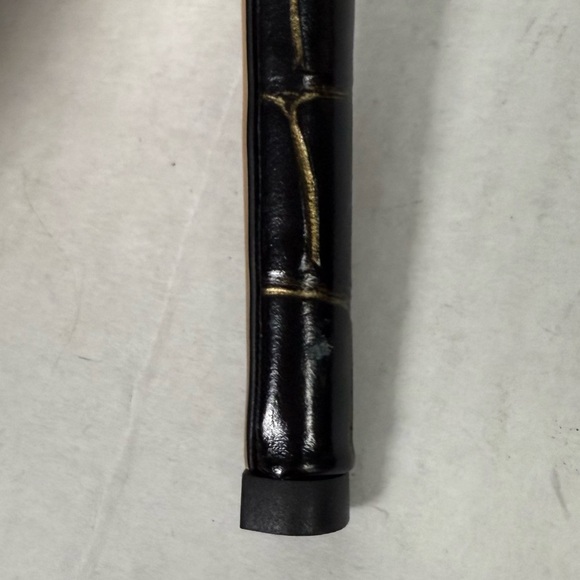 Lauren Ralph Lauren Lindella Reptile Embossed Print Leather Pointed Toe Pumps - Picture 11 of 11